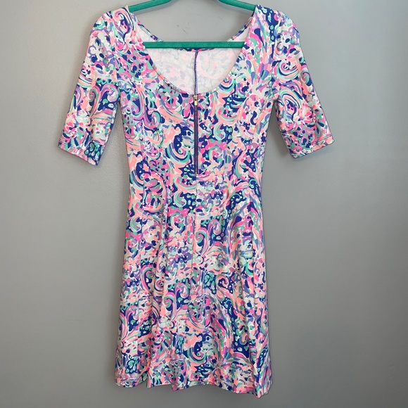 EUC Lilly Pulitzer Celia Multi La Playa Knit Dress Size XS - Picture 6 of 8